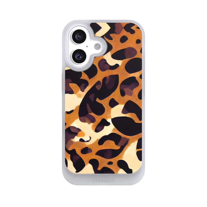 iPhone 16 NIVOcore motif lion marron clair