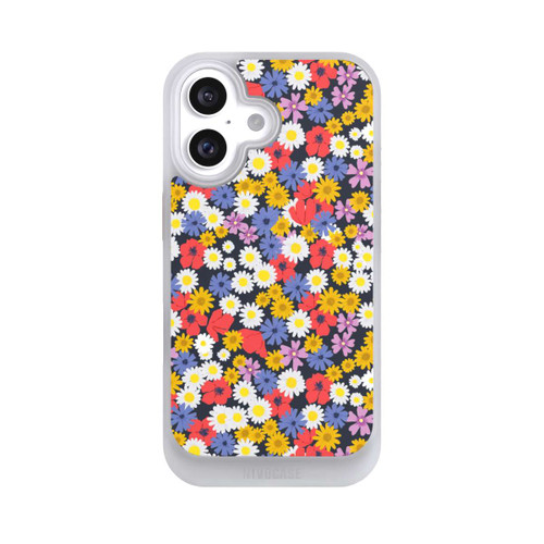 Apple iPhone 16 NIVOcore Wildblumen-Muster