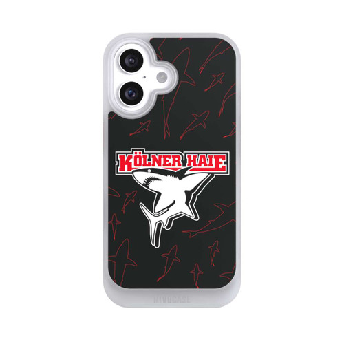 Apple iPhone 16 NIVOcore Haie Muster Rot