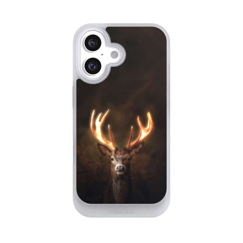 iPhone 16 NIVOcore Bois de cerf dorés