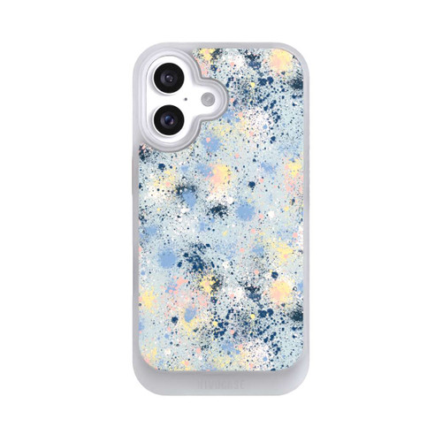 Apple iPhone 16 NIVOcore Ink Dripping Dust Texture Blue
