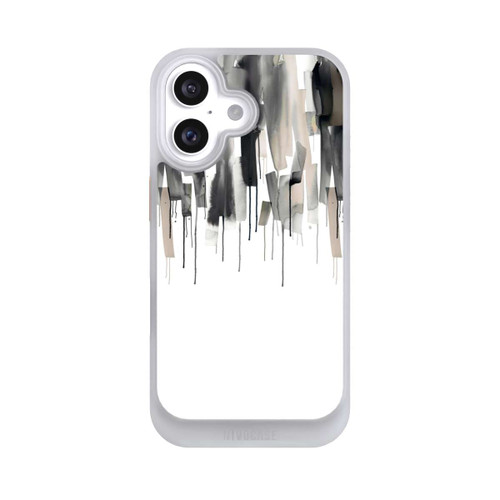 Apple iPhone 16 NIVOcore Watery Stripes Japandi Black