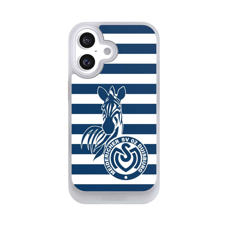 iPhone 16 NIVOcore MSV Duisburg Blau Weiß