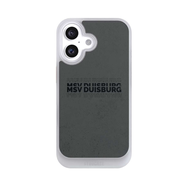 iPhone 16 NIVOcore MSV Duisburg Grau