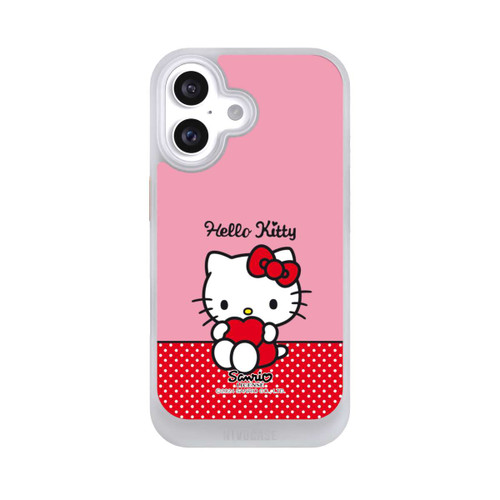 Apple iPhone 16 NIVOcore Hello Kitty sitzend mit Herz