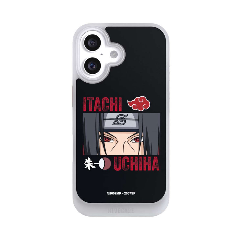iPhone 16 NIVOcore Itachi Uchiha Gros plan