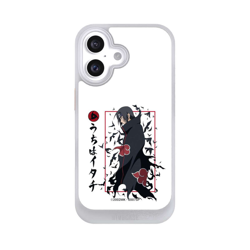 iPhone 16 NIVOcore Itachi Krähen Weiß
