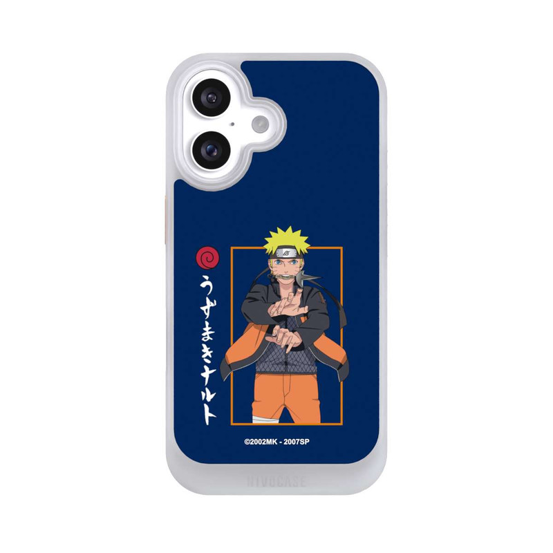iPhone 16 NIVOcore Naruto Position de Combat bleu