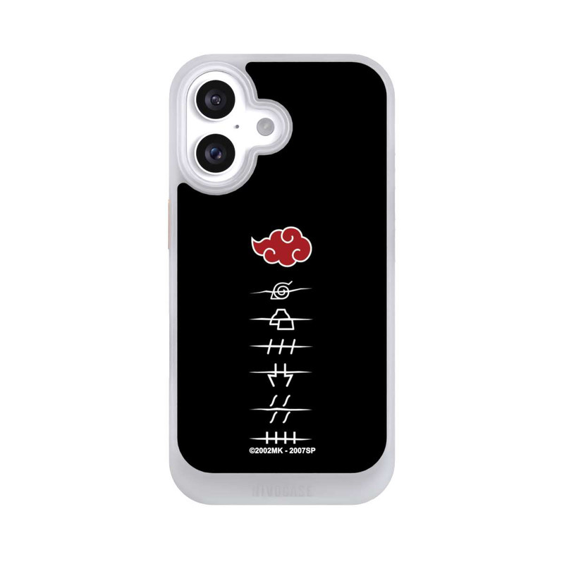 iPhone 16 NIVOcore Symboles des membres de l'Akatsuki noirs