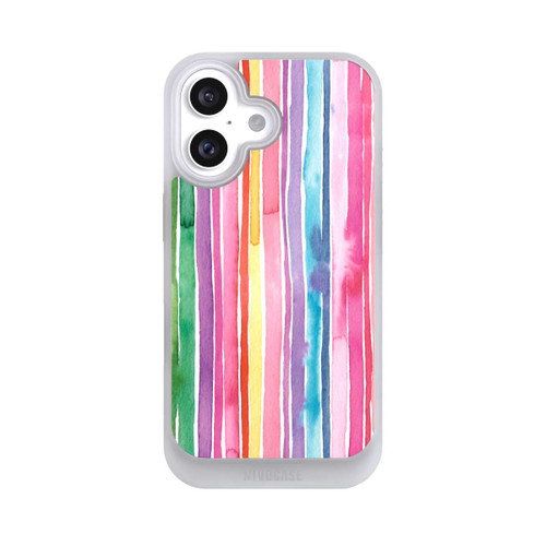 Apple iPhone 16 NIVOcore Camouflage Regenbogenstreifen