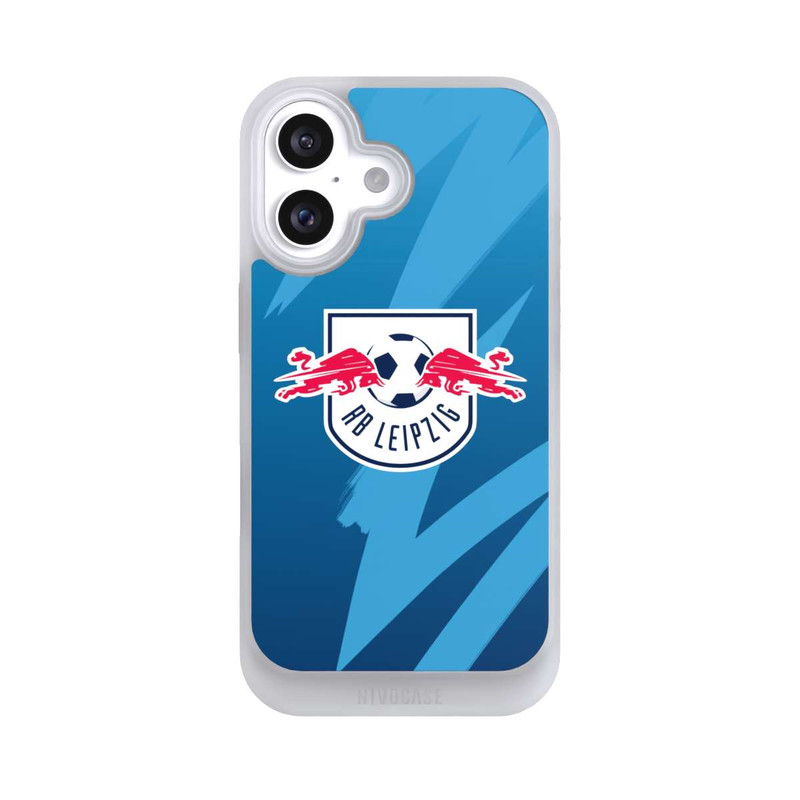 iPhone 16 NIVOcore RB Leipzig Pattern Blau
