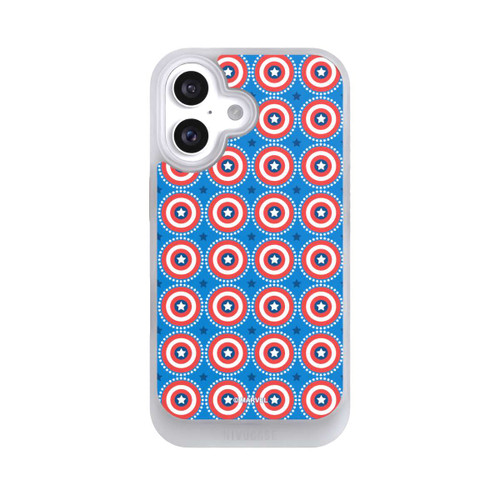 Apple iPhone 16 NIVOcore Captain American Shield Pattern