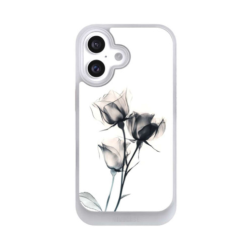 Apple iPhone 16 NIVOcore Schwarze Blume