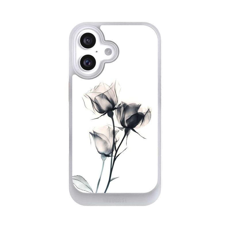 iPhone 16 NIVOcore Schwarze Blume