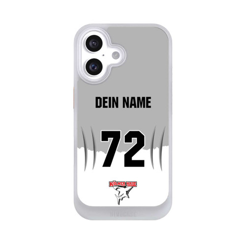Apple iPhone 16 NIVOcore Kölner Haie Trikotmotiv Personalisierbar