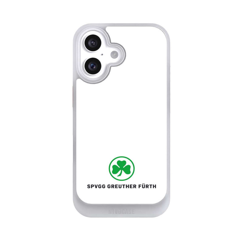 iPhone 16 NIVOcore SPVGG GREUTHER FÜRTH Logo weiß
