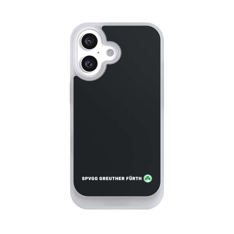 iPhone 16 NIVOcore SPVGG GREUTHER FÜRTH Logo Horizontal schwarz