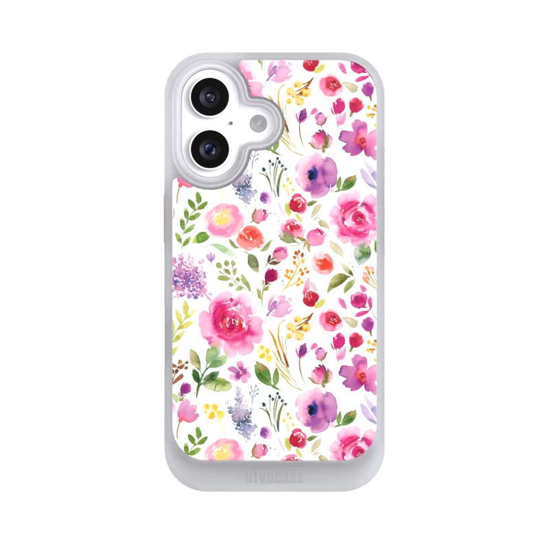 iPhone 16 NIVOcore Roses Flowers Purple