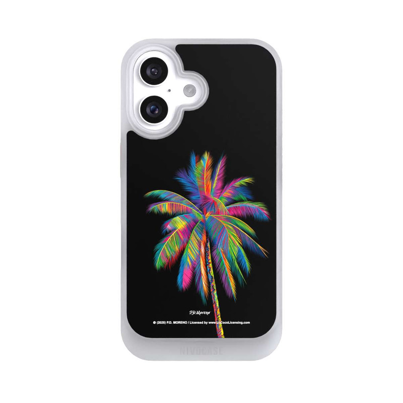 iPhone 16 NIVOcore Regenbogen Palme