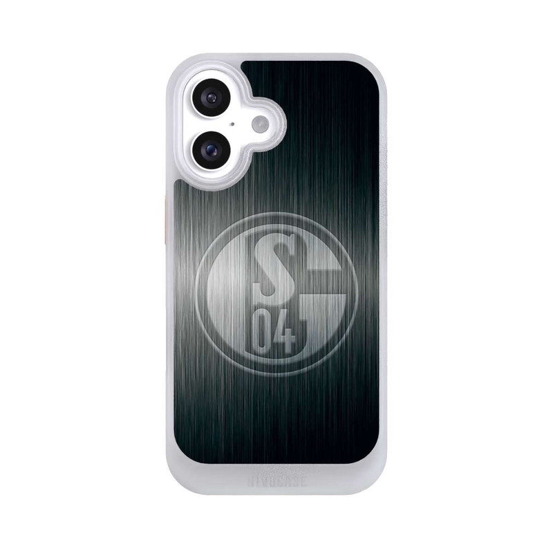 iPhone 16 NIVOcore Schalke 04 Metall Look