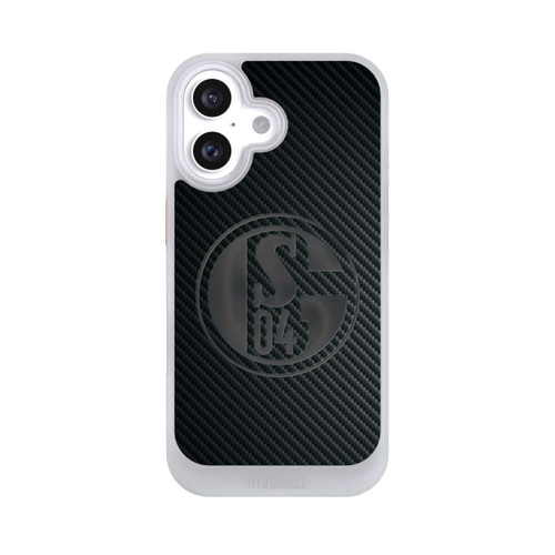 Apple iPhone 16 NIVOcore Schalke 04 Carbon Look