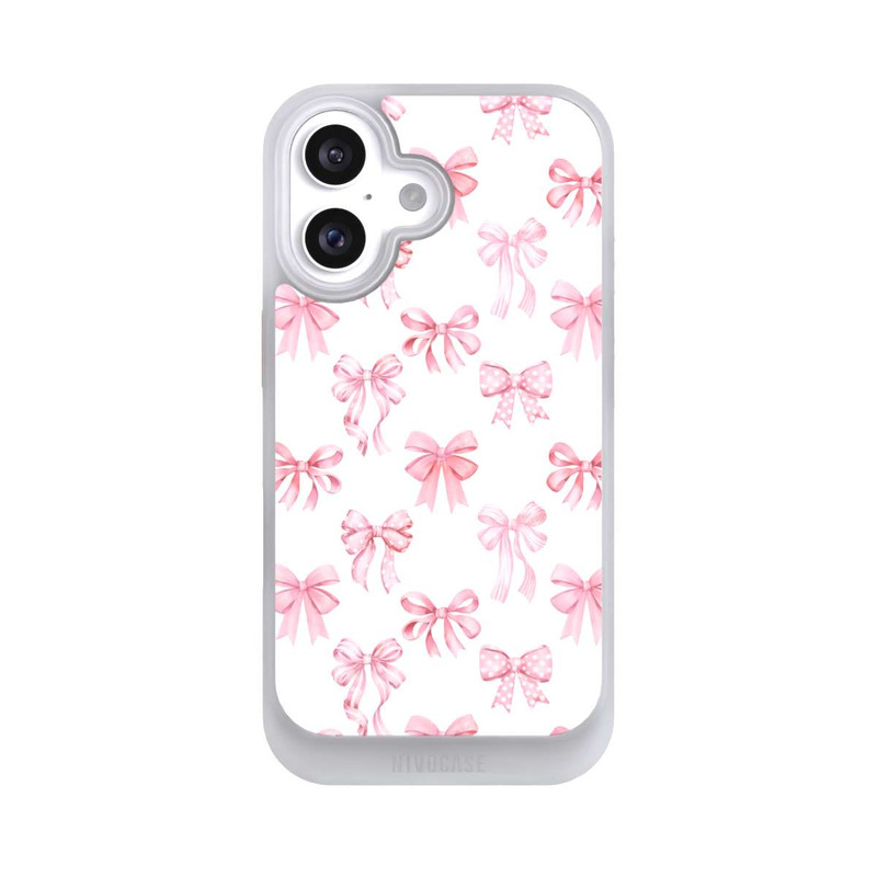 iPhone 16 NIVOcore Baby Pink Bows