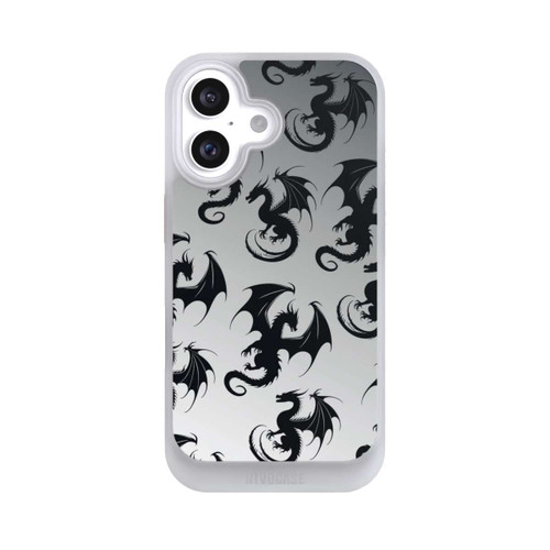 Apple iPhone 16 NIVOcore Dragon Pattern Grey