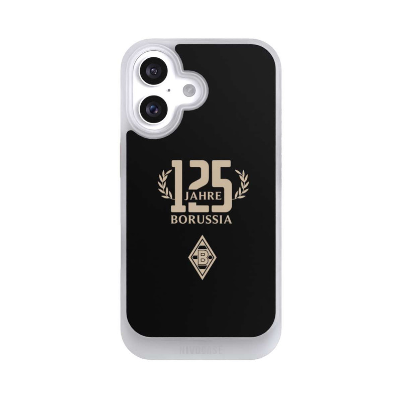 iPhone 16 NIVOcore Borussia 125 Jahre Schwarz