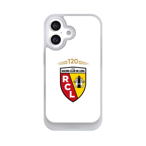 Apple iPhone 16 NIVOcore RC Lens 120 ans anniversaire blanc