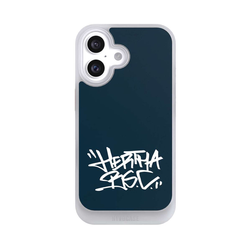 iPhone 16 NIVOcore Hertha BSC Graffiti Blau