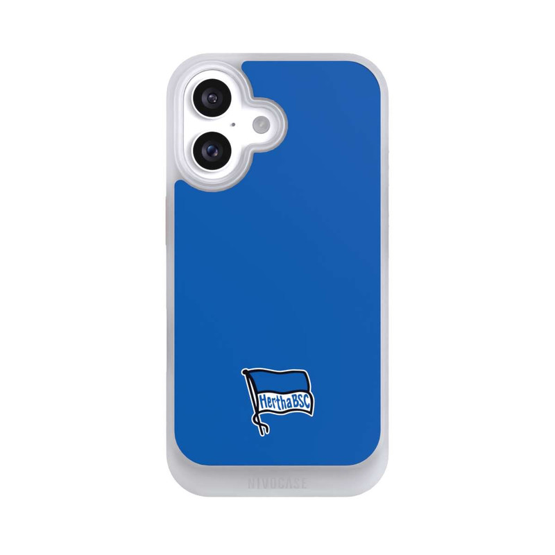 iPhone 16 NIVOcore Hertha BSC Logo Blau