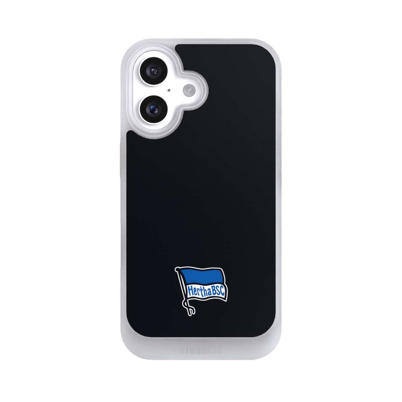 iPhone 16 NIVOcore Hertha BSC Logo Schwarz