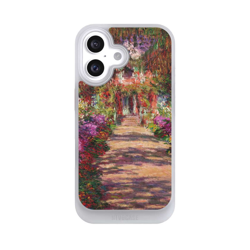iPhone 16 NIVOcore Eine Allee in Monets Garten in Giverny by Claude Monet