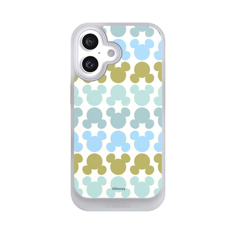 iPhone 16 NIVOcore Disney Mickey Icon Pattern Green and Blue