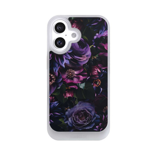 Apple iPhone 16 NIVOcore Dunkle Lila Blüten 