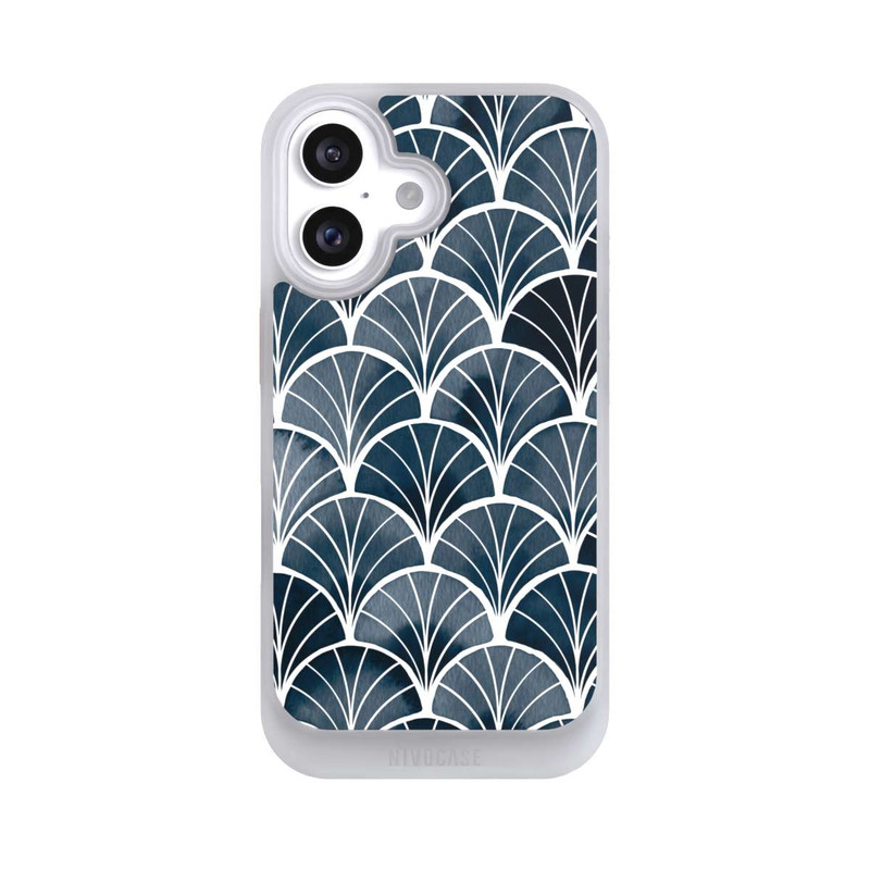 iPhone 16 NIVOcore Botanical Breeze Art Deco Grey