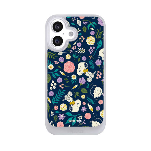 Apple iPhone 16 NIVOcore Peanuts Dark Flower Pattern