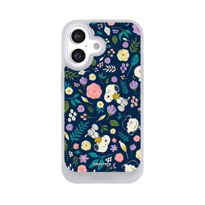 iPhone 16 NIVOcore Peanuts Dark Flower Pattern