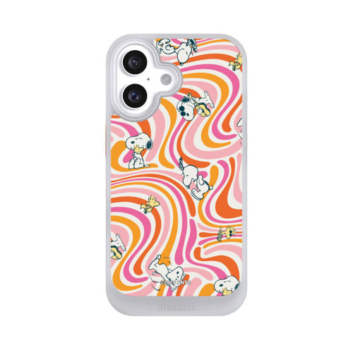 Apple iPhone 16 NIVOcore Peanuts Hippie Pattern Orange