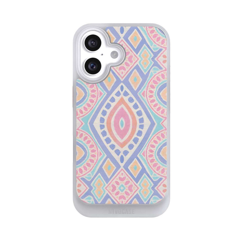 iPhone 16 NIVOcore Boho Geometric Mosaic Intricate Tribal Design