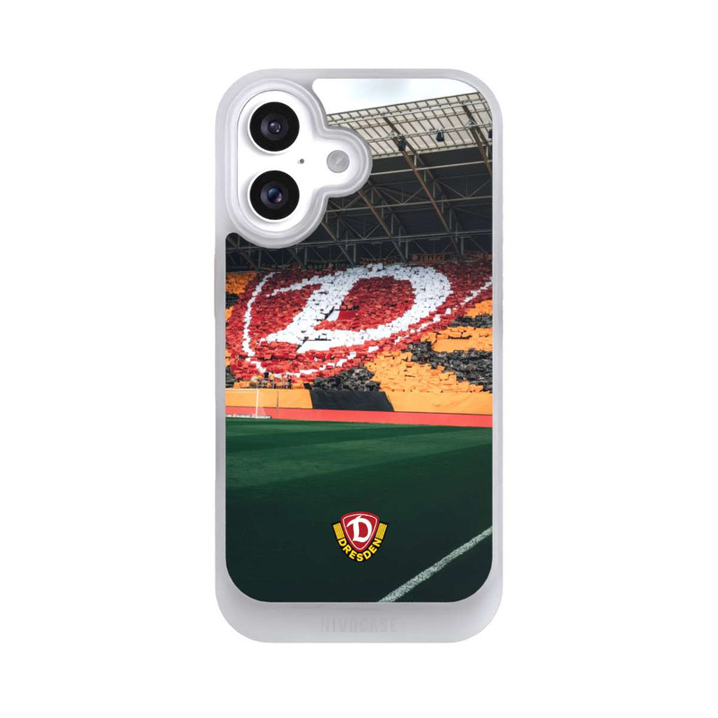 iPhone 16 NIVOcore Dynamo Dresden Logo Choreo