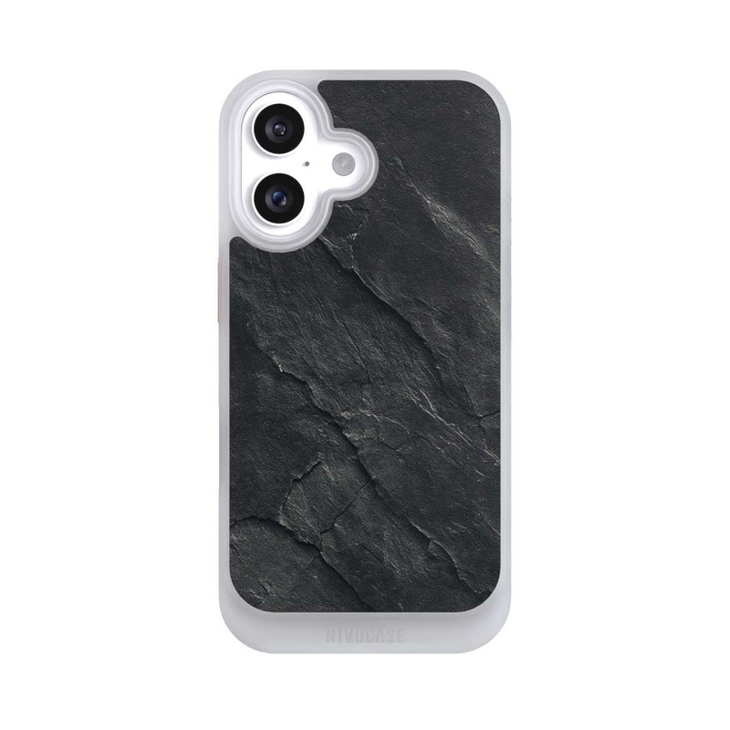 iPhone 16 NIVOcore Dark Grey Slate Look