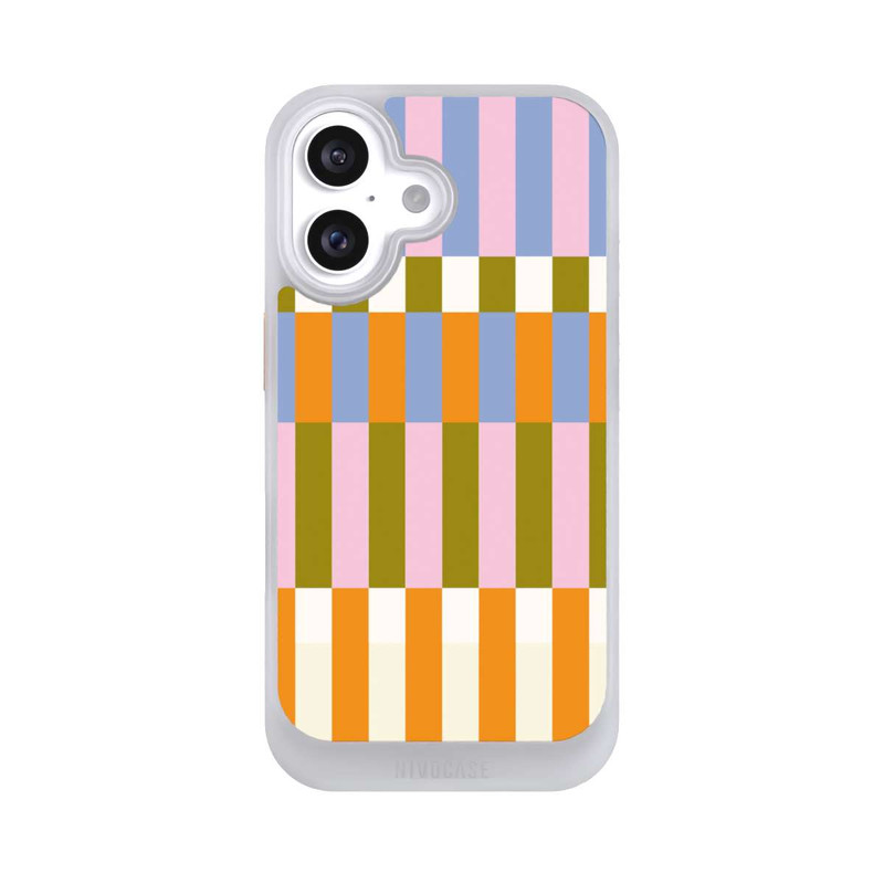 iPhone 16 NIVOcore Bold Checked colorful Theme