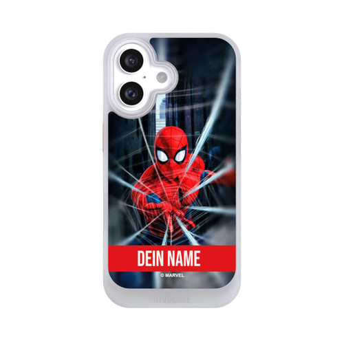 Apple iPhone 16 NIVOcore Spiderman Webs in Action personnalisable