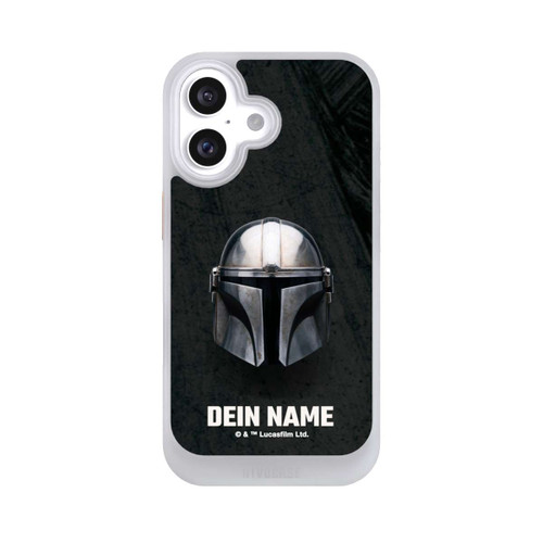 Apple iPhone 16 NIVOcore Star Wars Mandalorian Black Helmet Personalisierbar