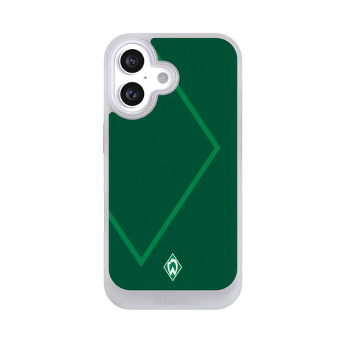 Apple iPhone 16 NIVOcore Werder Grün Rautenelement