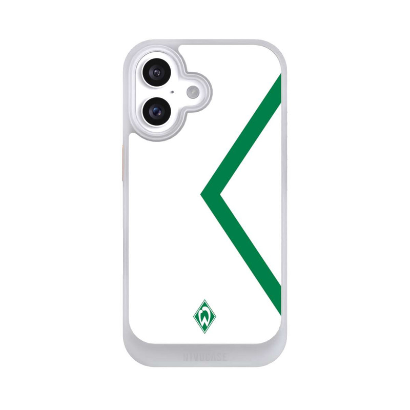 iPhone 16 NIVOcore Werder Bremen diamond-shaped green