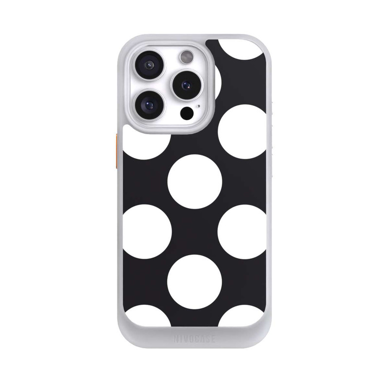 iPhone 16 Pro NIVOcore Big Dots - black