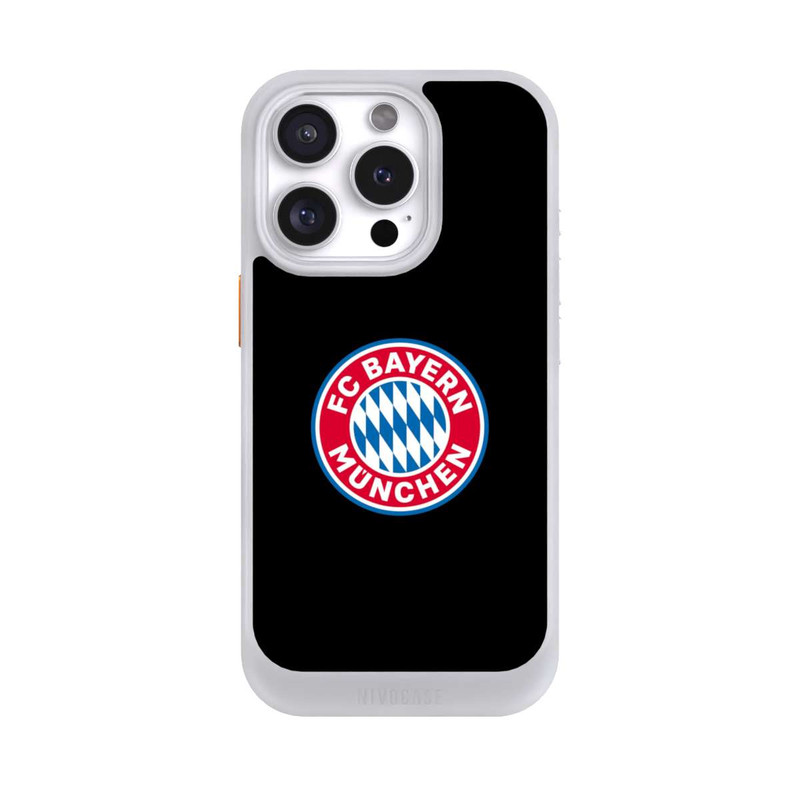 iPhone 16 Pro NIVOcore FCB Logo auf Schwarz