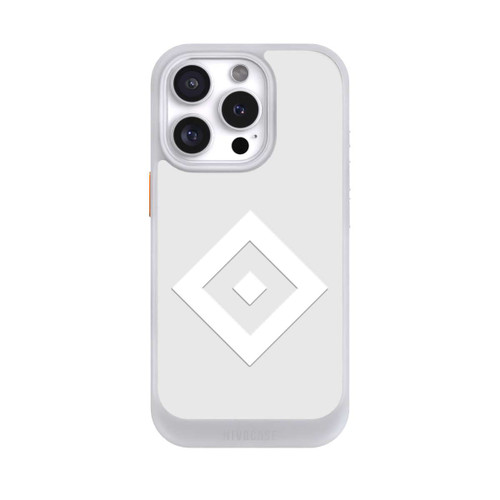 Apple iPhone 16 Pro NIVOcore Rauten Logo auf HSV Grau